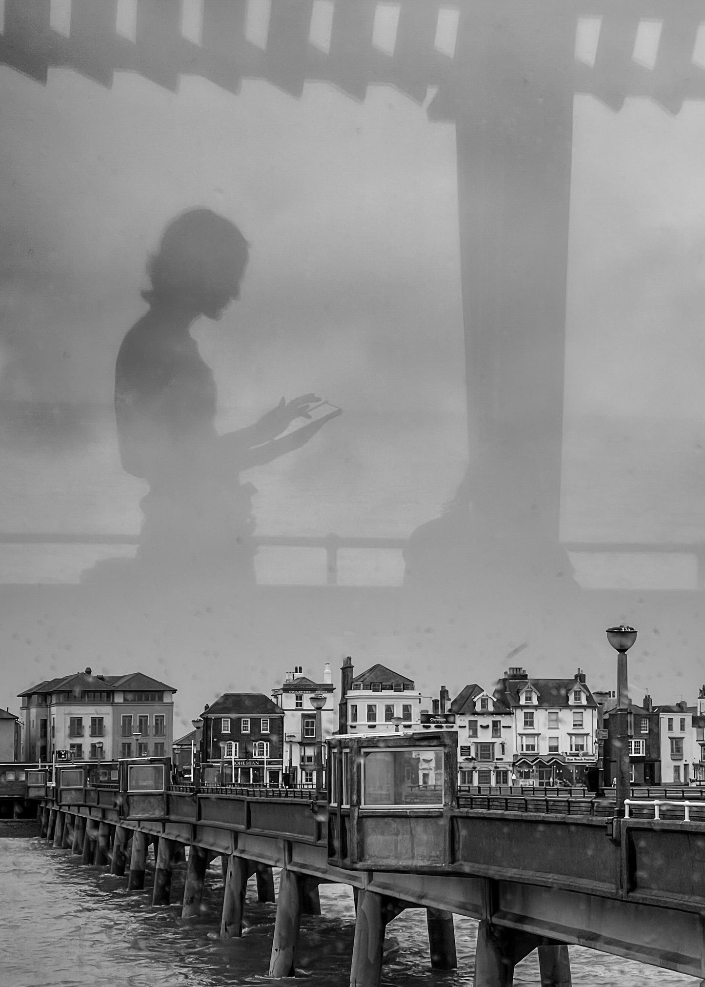 Deal Pier Reflection